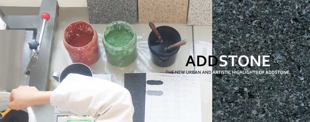 ADD STONE มุ่งเน้นไปที่การวิจัยและพัฒนาผลิตภัณฑ์ที่ใช้กับอาคารบ้านเรือน โดยคำนึงถึงความเป็นมิตรต่อสิ่งแวดล้อมและความสวยงามของอาคารบ้านเรือนหลังจากการใช้งาน 花崗岩仿石塗料品管測試與研究開發
